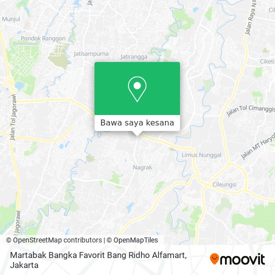 Peta Martabak Bangka Favorit Bang Ridho Alfamart