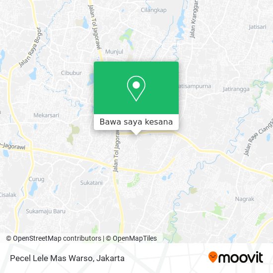 Peta Pecel Lele Mas Warso