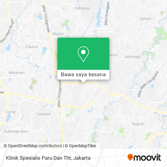 Peta Klinik Spesialis Paru Dan Tht