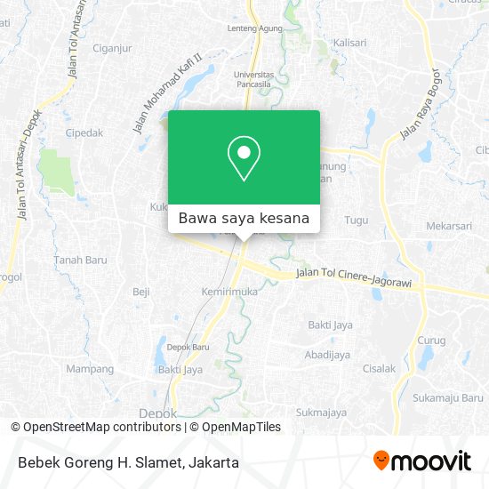 Peta Bebek Goreng H. Slamet