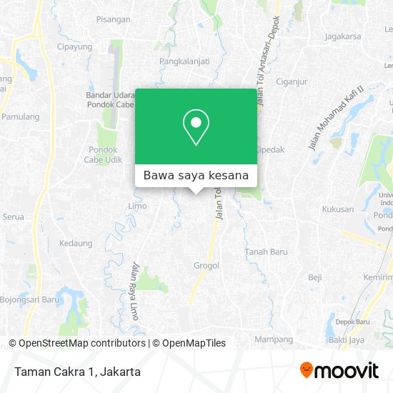 Peta Taman Cakra 1