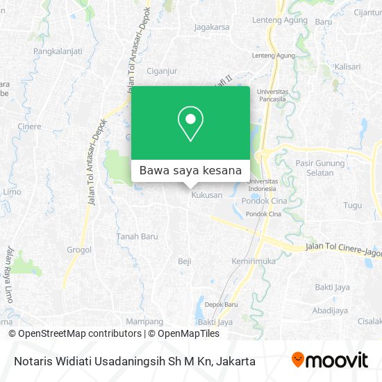 Peta Notaris Widiati Usadaningsih Sh M Kn