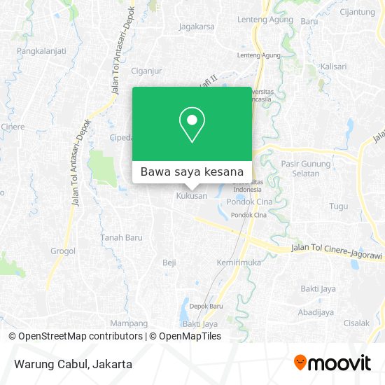 Peta Warung Cabul