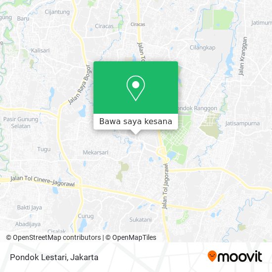 Peta Pondok Lestari