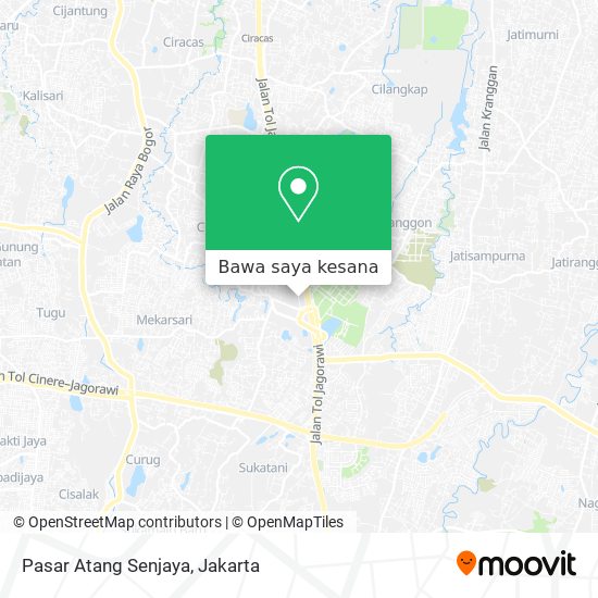 Peta Pasar Atang Senjaya