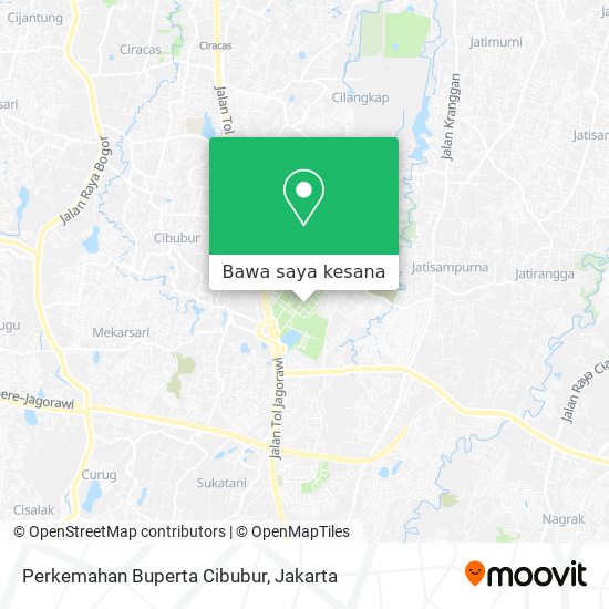 Peta Perkemahan Buperta Cibubur