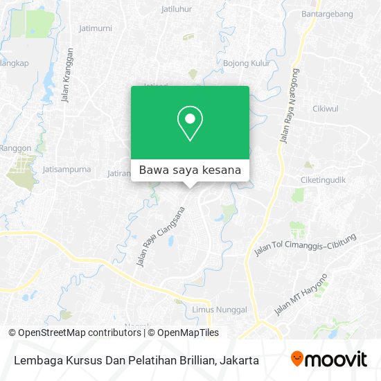 Peta Lembaga Kursus Dan Pelatihan Brillian