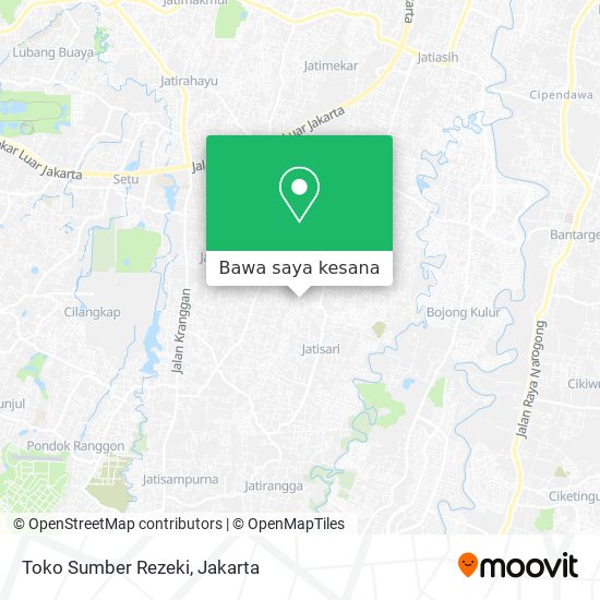 Peta Toko Sumber Rezeki