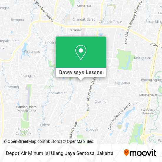 Peta Depot Air Minum Isi Ulang Jaya Sentosa