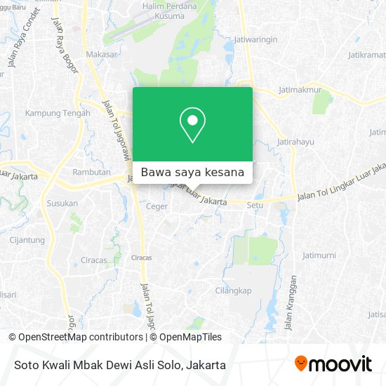 Peta Soto Kwali Mbak Dewi Asli Solo