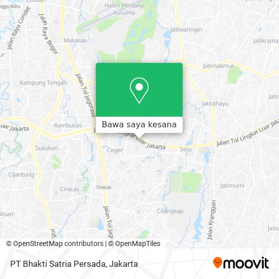 Peta PT Bhakti Satria Persada