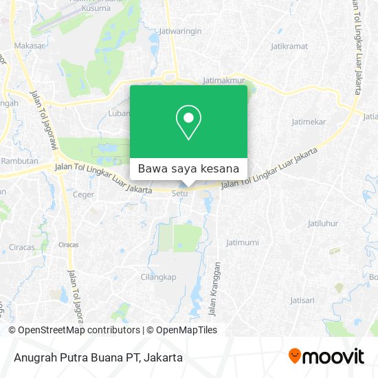 Peta Anugrah Putra Buana PT