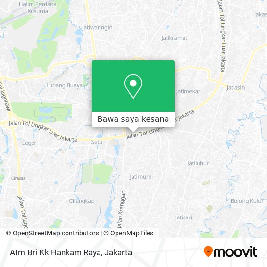 Peta Atm Bri Kk Hankam Raya