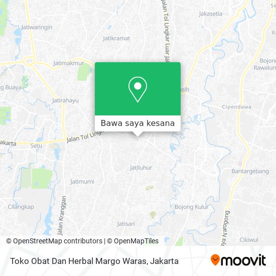 Peta Toko Obat Dan Herbal Margo Waras