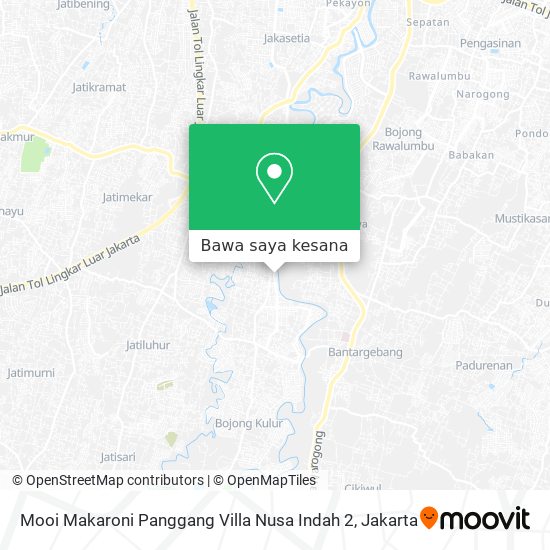 Peta Mooi Makaroni Panggang Villa Nusa Indah 2