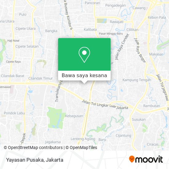 Peta Yayasan Pusaka