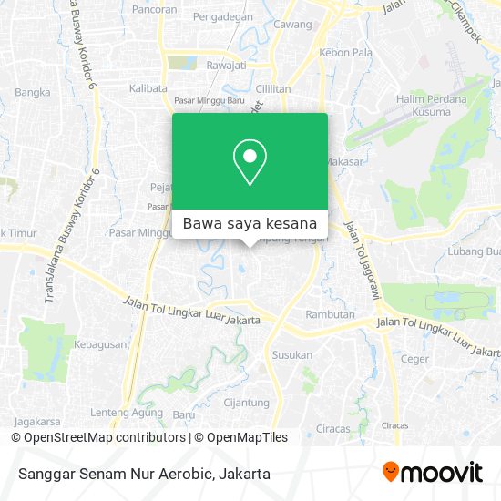 Peta Sanggar Senam Nur Aerobic