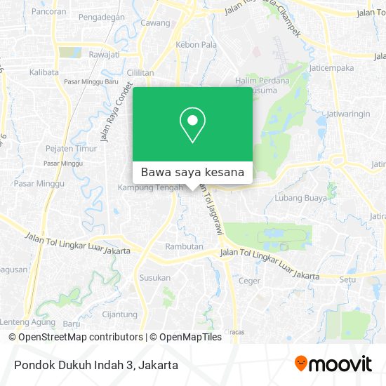 Peta Pondok Dukuh Indah 3