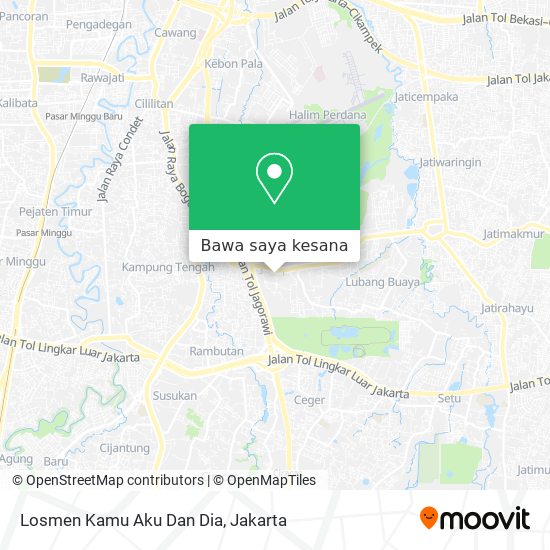 Peta Losmen Kamu Aku Dan Dia