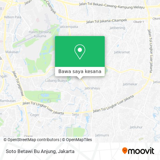 Peta Soto Betawi Bu Anjung