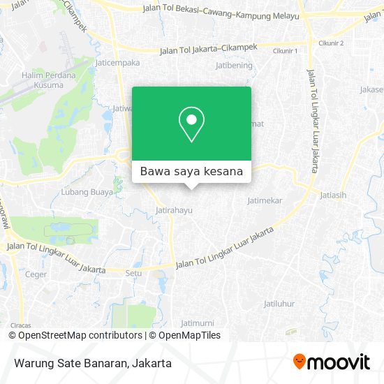 Peta Warung Sate Banaran