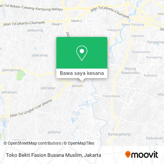 Peta Toko Bekti Fasion Busana Muslim