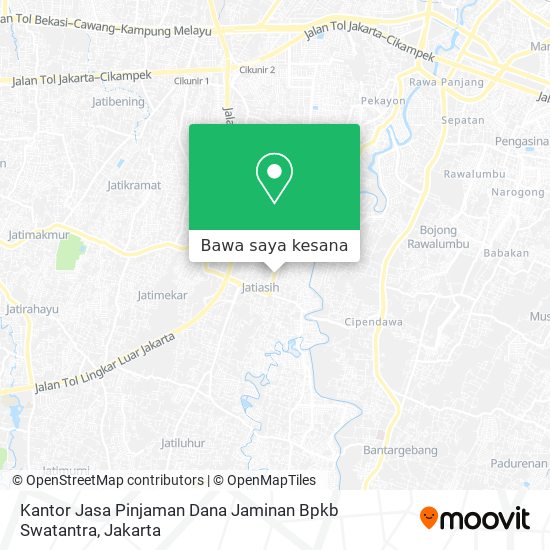 Peta Kantor Jasa Pinjaman Dana Jaminan Bpkb Swatantra