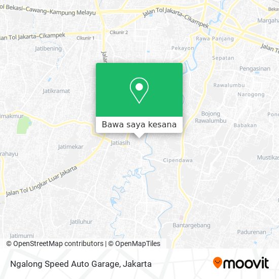 Peta Ngalong Speed Auto Garage