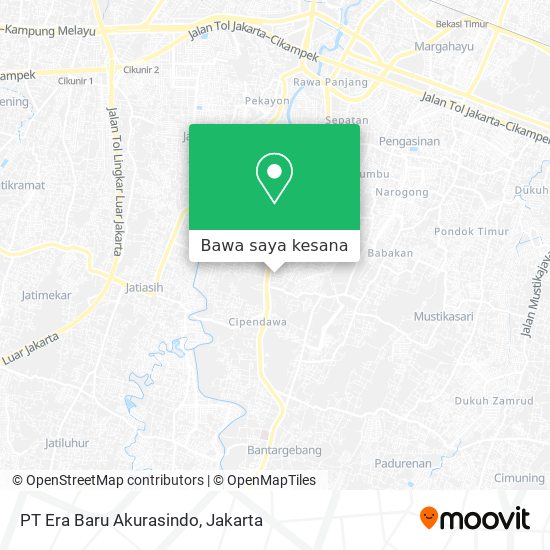Peta PT Era Baru Akurasindo