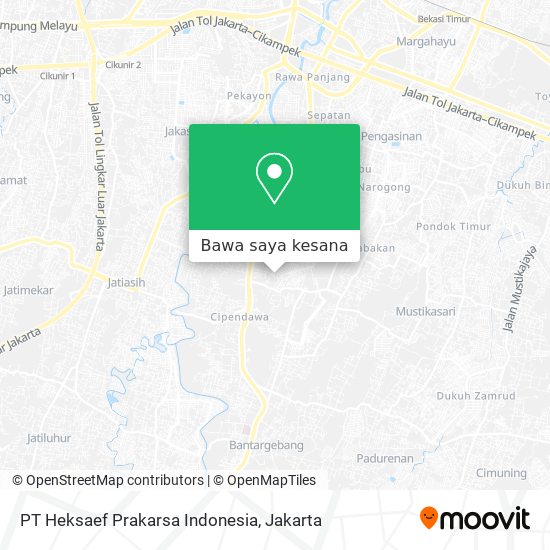 Peta PT Heksaef Prakarsa Indonesia