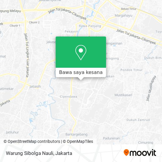 Peta Warung Sibolga Nauli