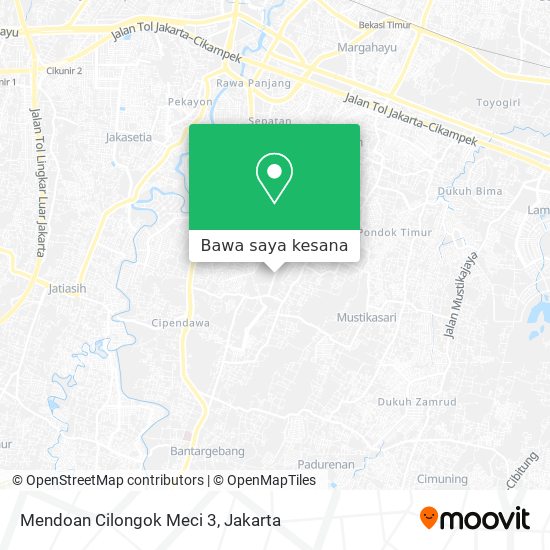 Peta Mendoan Cilongok Meci 3