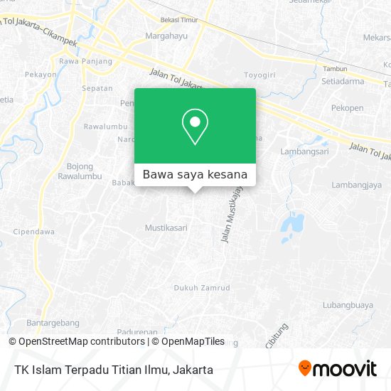 Peta TK Islam Terpadu Titian Ilmu
