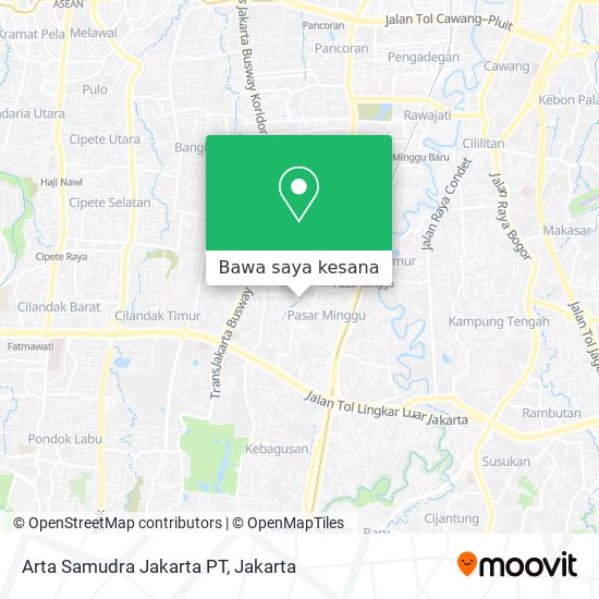 Peta Arta Samudra Jakarta PT