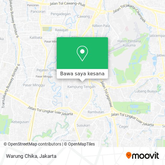 Peta Warung Chika