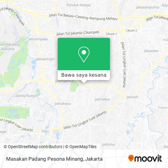 Peta Masakan Padang Pesona Minang