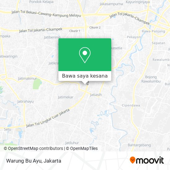 Peta Warung Bu Ayu