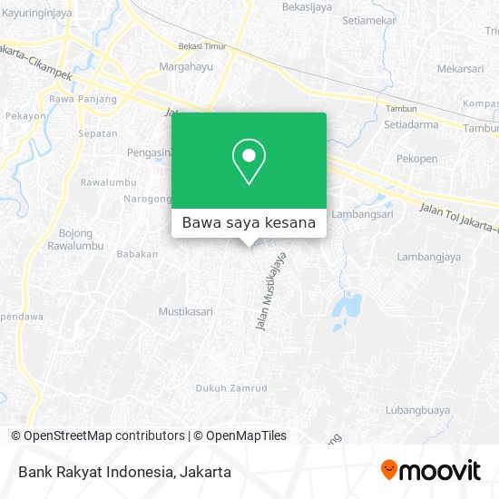 Peta Bank Rakyat Indonesia