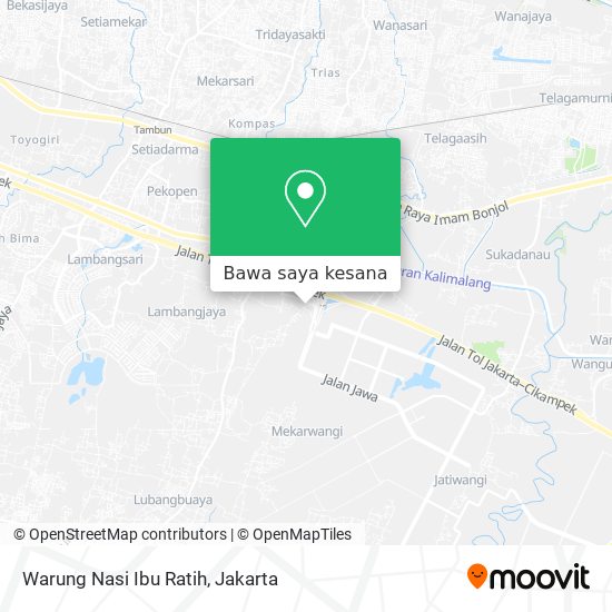 Peta Warung Nasi Ibu Ratih