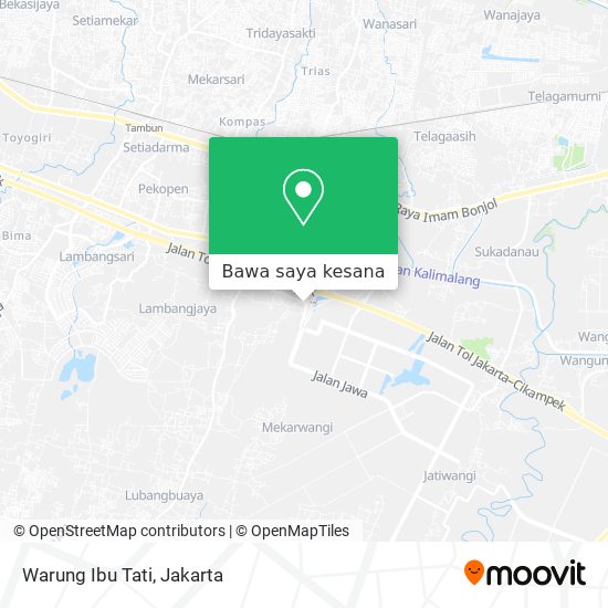 Peta Warung Ibu Tati