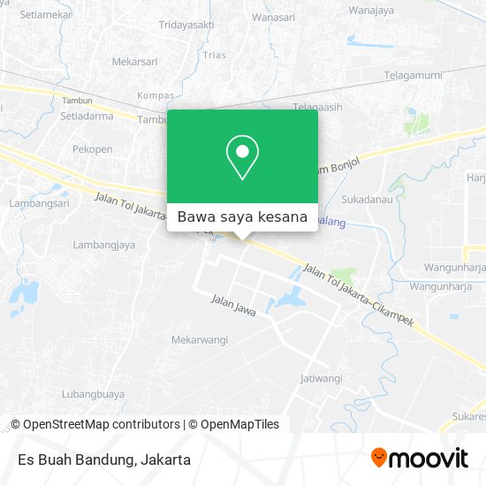 Peta Es Buah Bandung