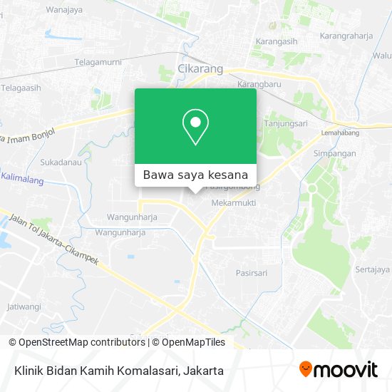 Peta Klinik Bidan Kamih Komalasari
