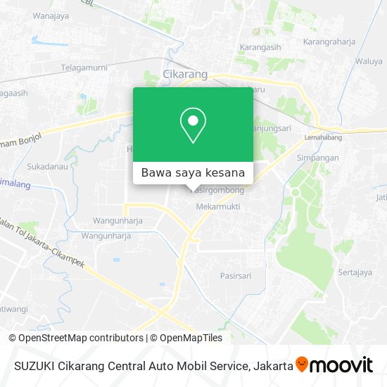 Peta SUZUKI Cikarang Central Auto Mobil Service
