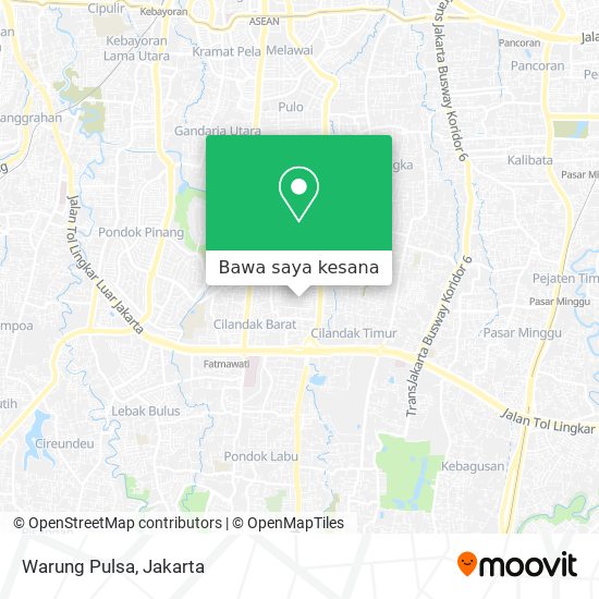 Peta Warung Pulsa