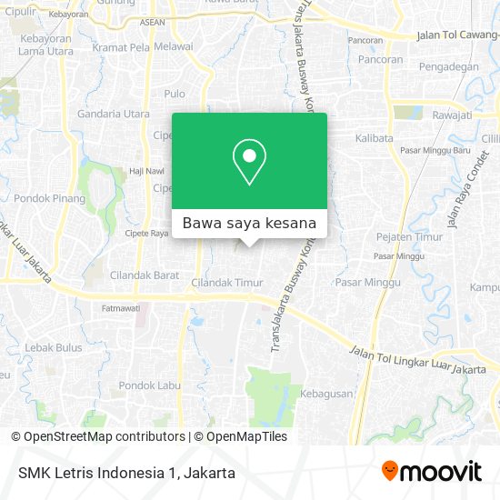 Peta SMK Letris Indonesia 1