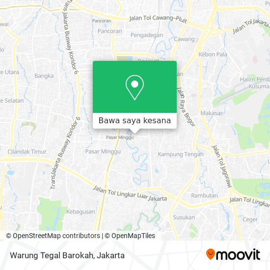 Peta Warung Tegal Barokah