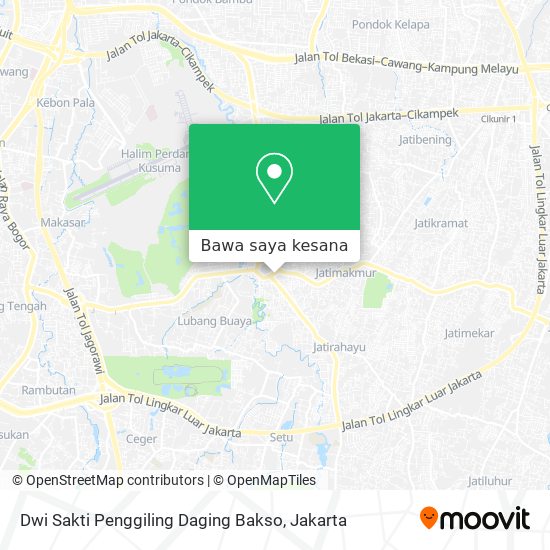 Peta Dwi Sakti Penggiling Daging Bakso