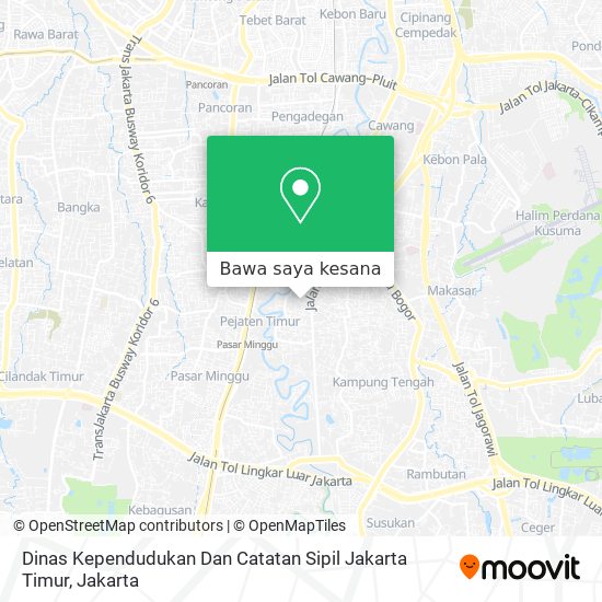 Cara Ke Dinas Kependudukan Dan Catatan Sipil Jakarta Timur Di Jakarta ...