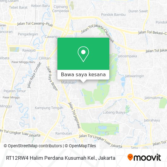 Peta RT12RW4 Halim Perdana Kusumah Kel.