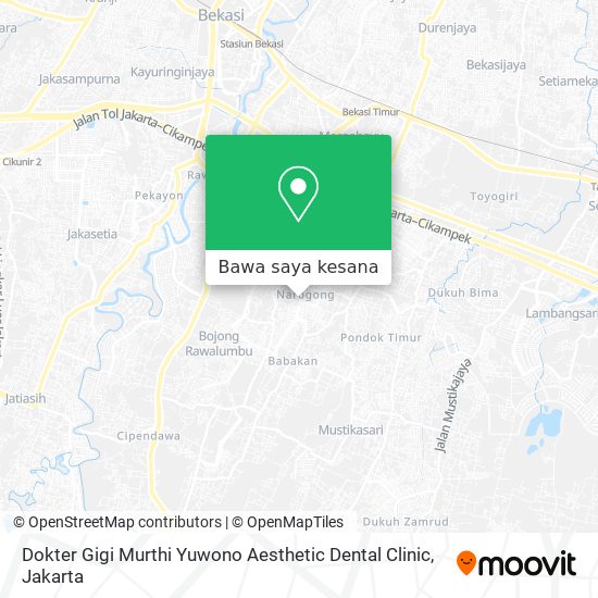 Peta Dokter Gigi Murthi Yuwono Aesthetic Dental Clinic
